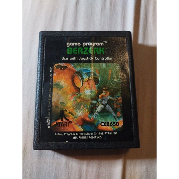 Berzerk for Atari 2600. Vintage 1982. Tested & Works. - Picture 1 of 3